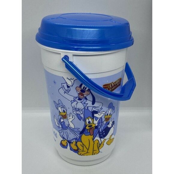 Vntge Walt Disney World Whirley Popcorn Bucket  Jug Container 92/93 Mickey Mouse - Picture 1 of 9